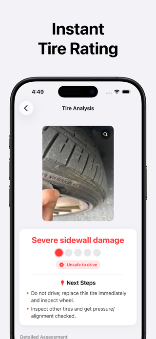 Tire Check: Condition & Safety Screenshot 4 of 6