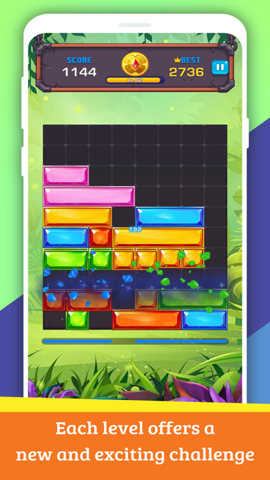 Jewel Blast Falling Puzzle Screenshot