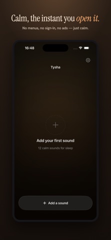 Tysha — Baby Sleep Sounds iPhone screenshot