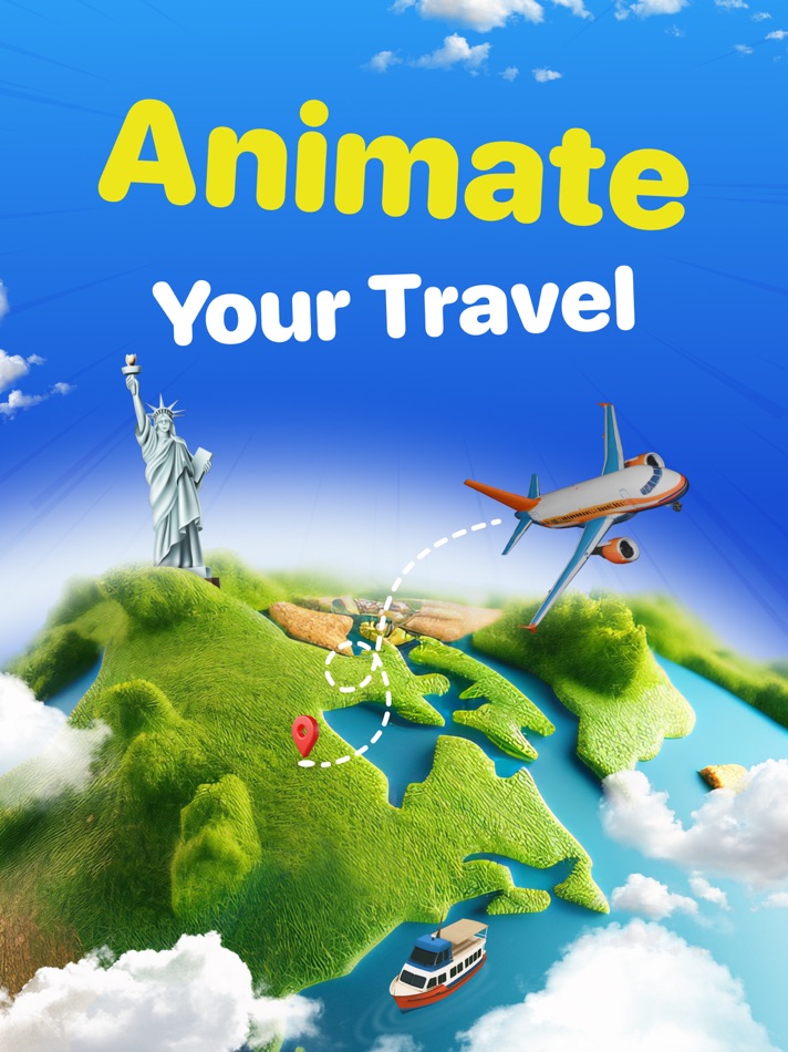 #1. TravelAnimator: Journey Route (iOS) By: Lascade