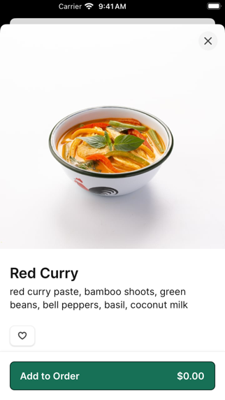 Skye Thai Grab n Go iPhone screenshot 4 - Food & Drink app