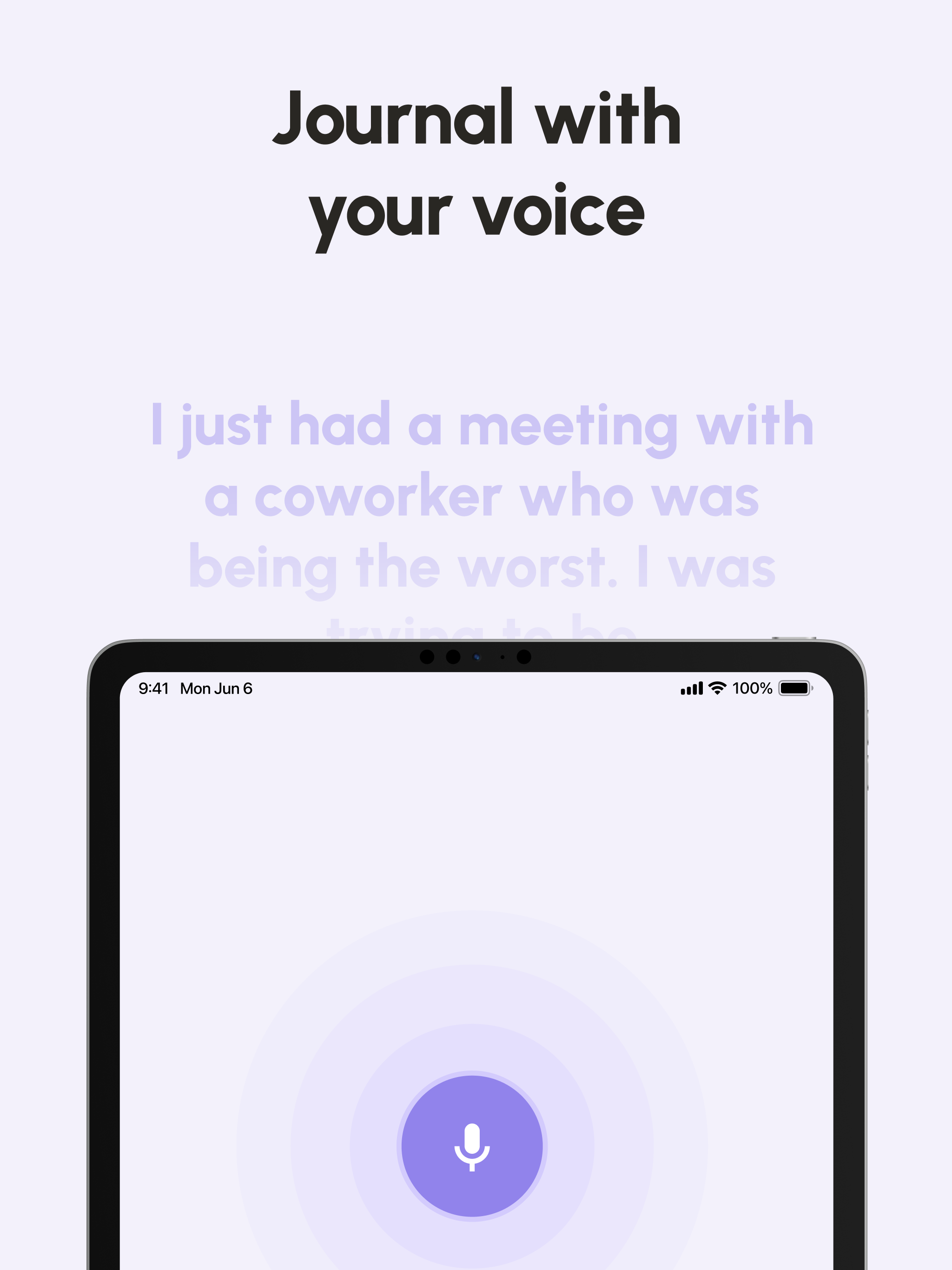 Vocal – AI Audio Journal
