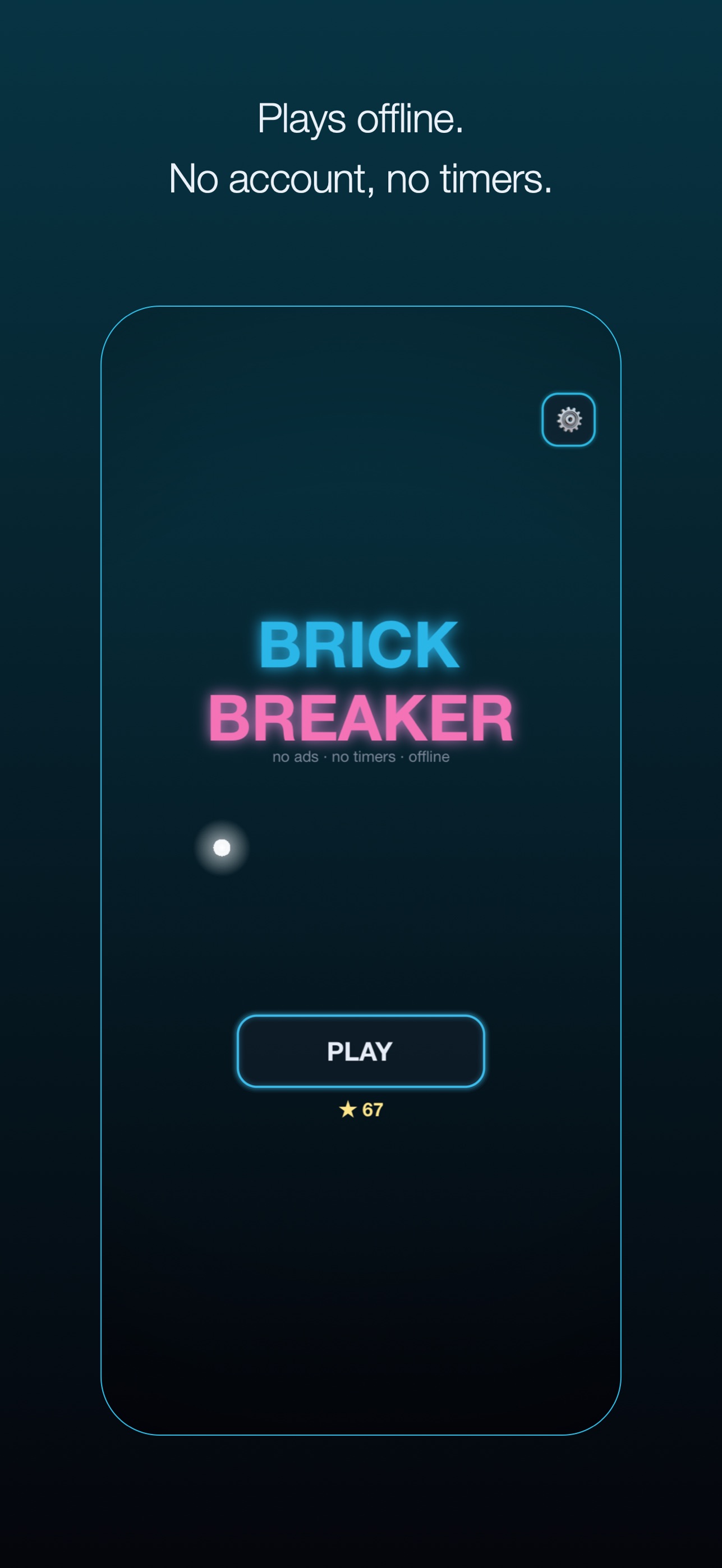Screenshot 4 of Brick Breaker – No Ads
