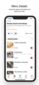 Nomiya Sushi and Izakaya screenshot #2 for iPhone