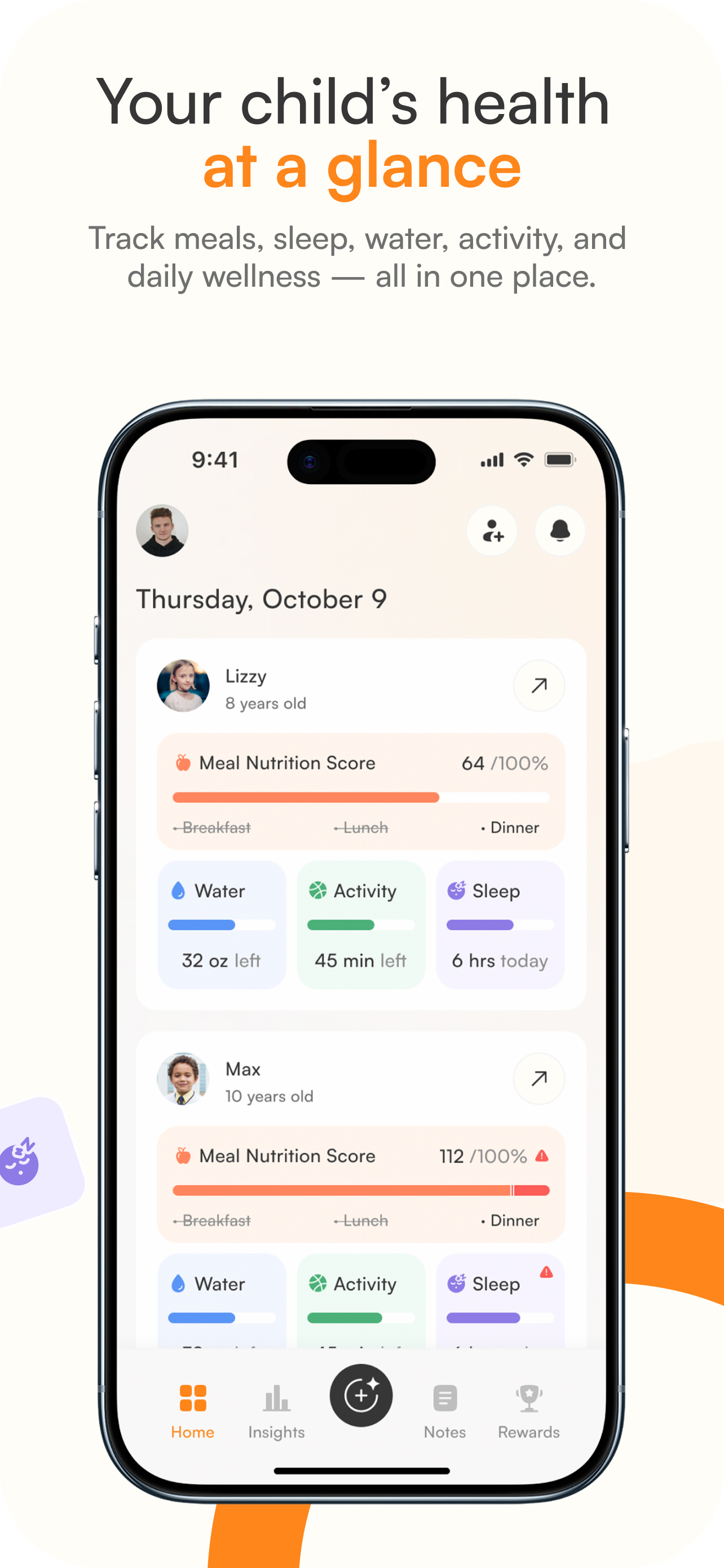 HealthHQ Kids Health Tracker