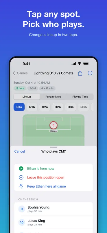 My Sports Lineup screenshot 4 of 9