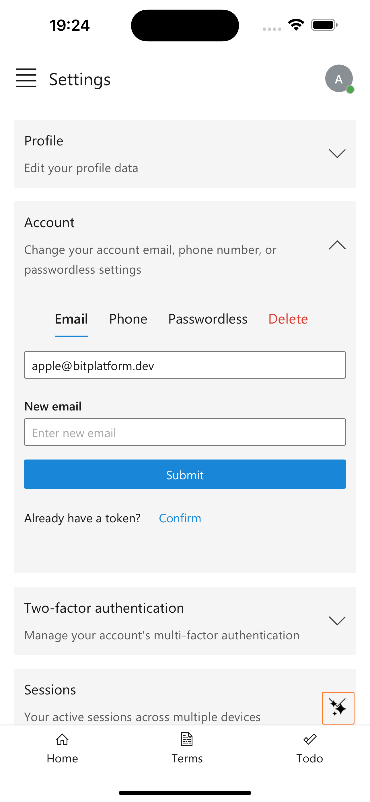 Bit TodoTemplate