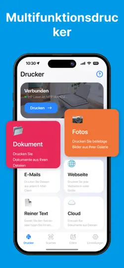 Screenshot von Printer App: Smart Print, Scan auf dem iPhone 4