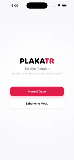 PlakaOyun iPhone Ekran Görüntüsü 1