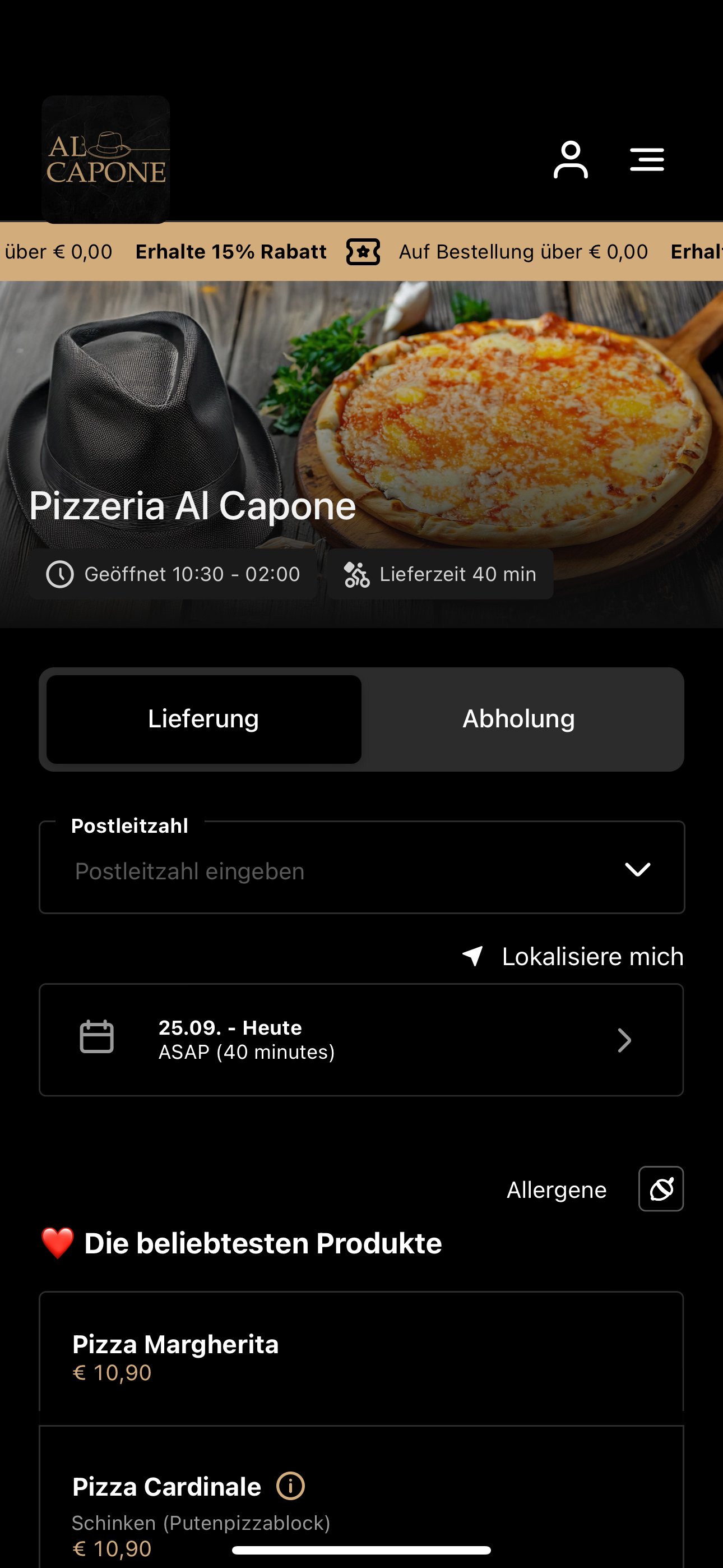 Pizzeria Al Capone AT screenshot 3