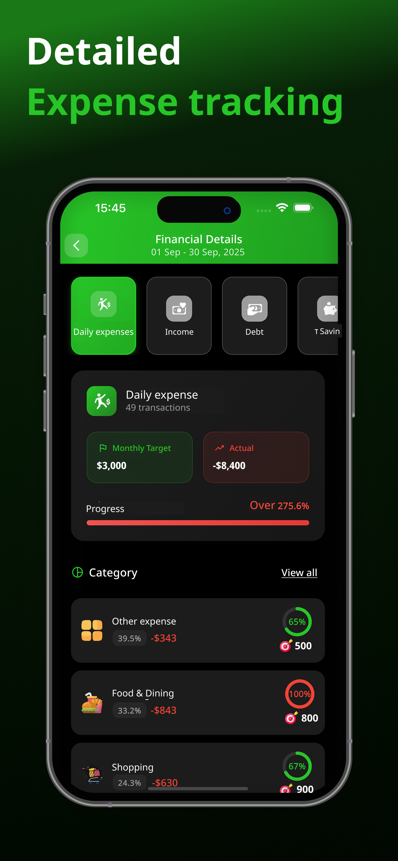 Finself: AI Money Tracker screenshot 8