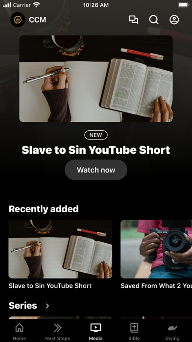 Christ's Community Ministries Screenshot