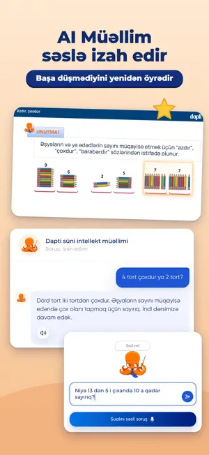 Dapti: Dərs, test, AI müəllim screenshot 2