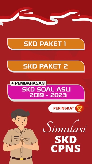 Screenshot #1 pour Simulasi CAT CPNS 2026
