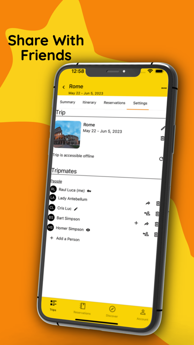 BTravelrs: Travel Planner iPhone screenshot 4 - Travel app