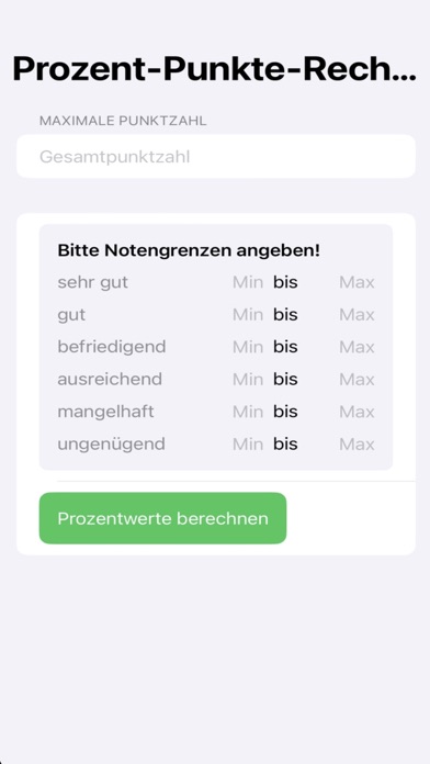 Screenshot #1 pour Prozent-Punkte-Rechner