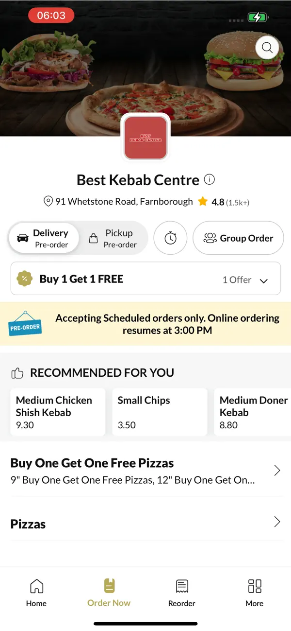 Screenshot #2 pour Best Kebab Centre.