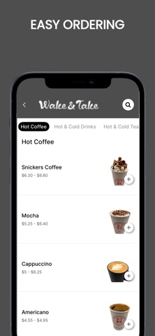 Wake & Take Coffee screenshot