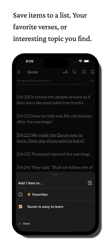 Quran AEVQ iPhone screenshot