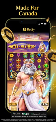 Betty Casino: Real Money Slots iPhone screenshot 1
