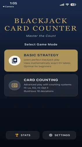 Blackjack Card Counter Pro screenshot 1