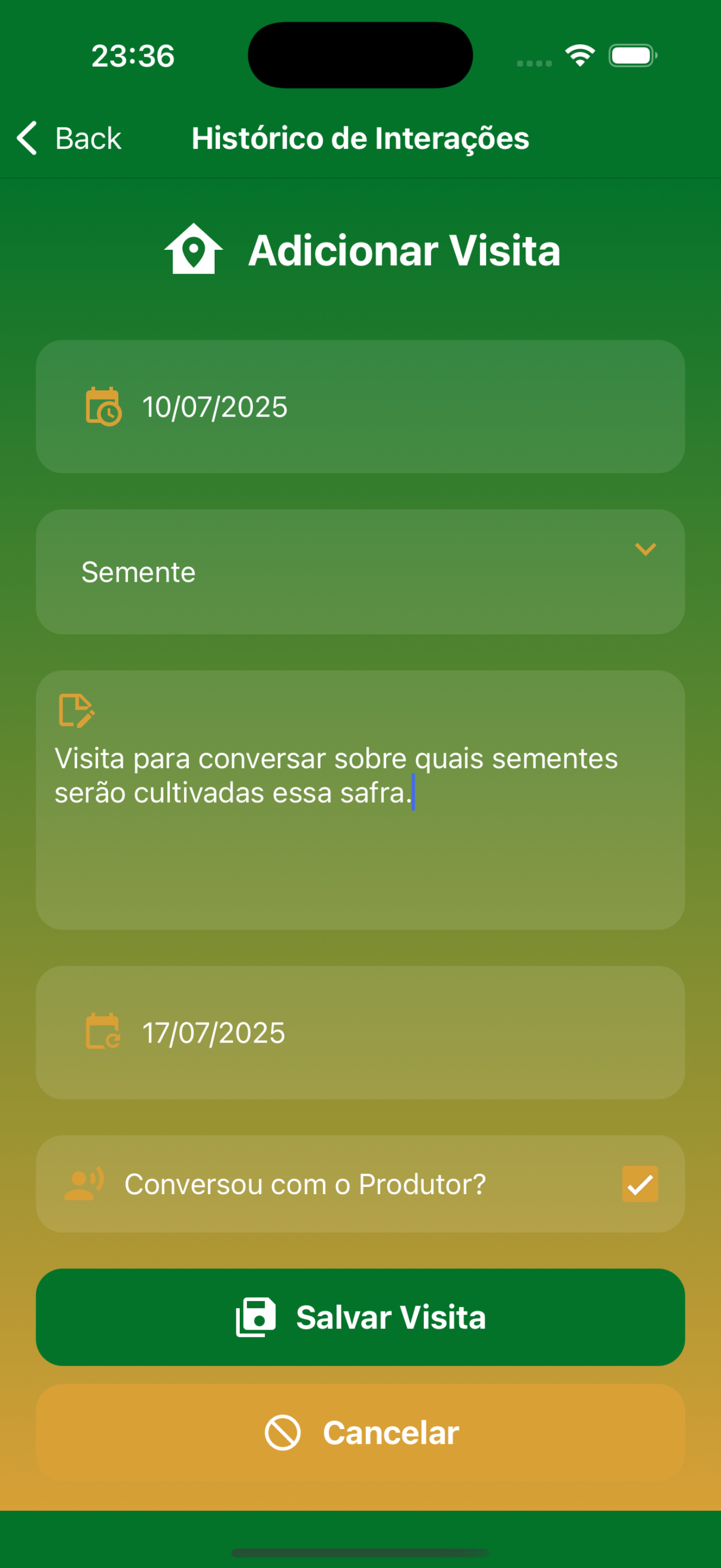 CRM Agro - Gestão para o Agro