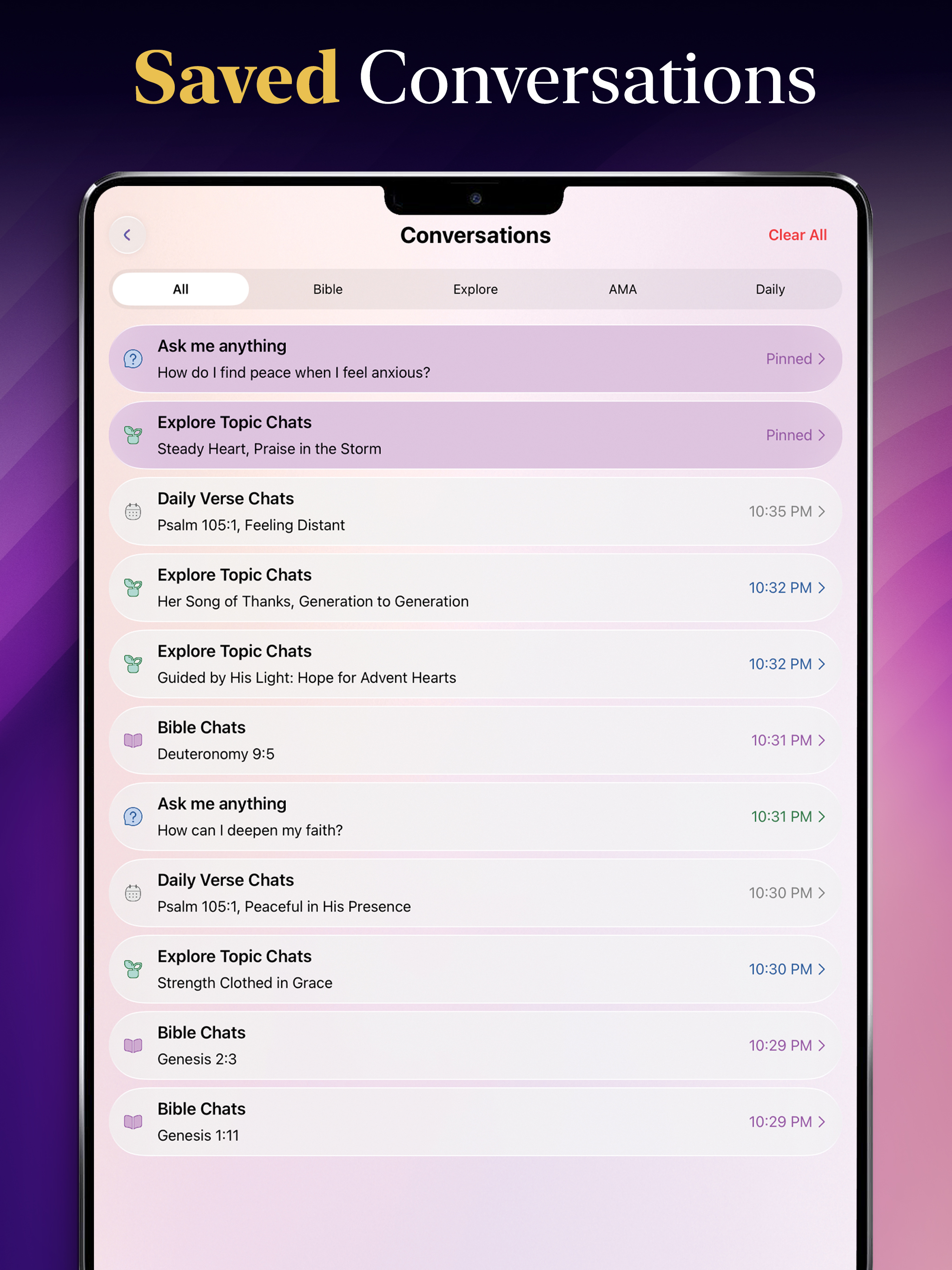 Bible Chat: Daily Devotional + screenshot 20