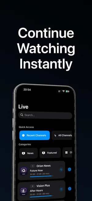 Streama: IPTV Player & M3U screenshot 2