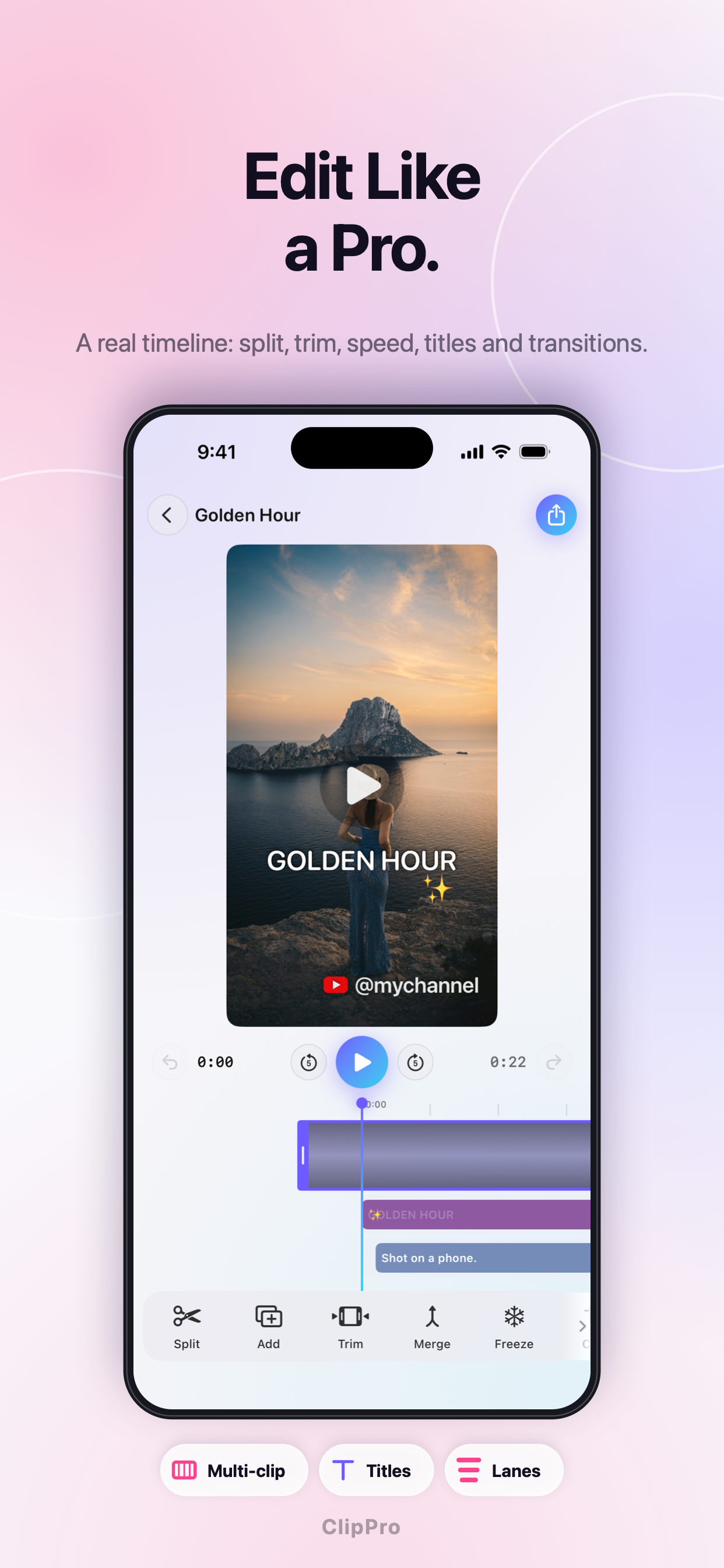 ClipPro: Video & Photo Editor screenshot 3