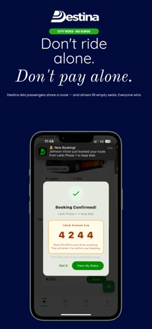 Destina App iPhone screenshot