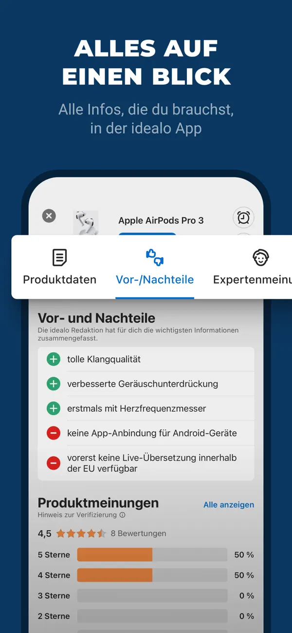 idealo: Preisvergleich Online, Screenshot 2