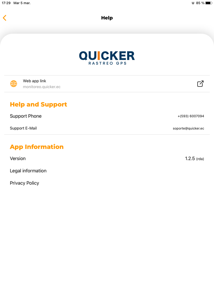 Quicker Monitoreo Vehícular