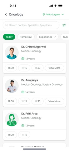 myFortis screenshot