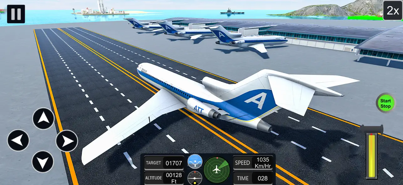 Screenshot #2 pour Vol Simulateur Ailes de Vol