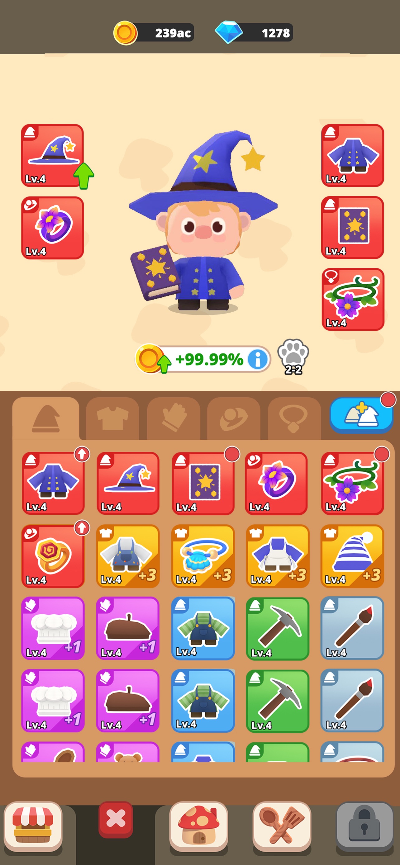 Screenshot 5 of Idle Gnome Garden: Farm Tycoon