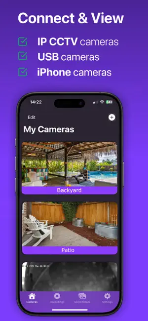 IP Camera Viewer: Cam Hero screenshot 1