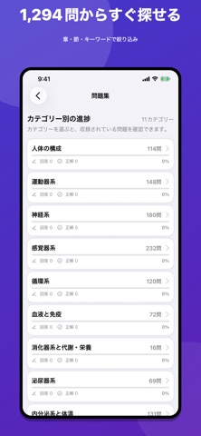 解剖生理学 問題集 iPhone screenshot