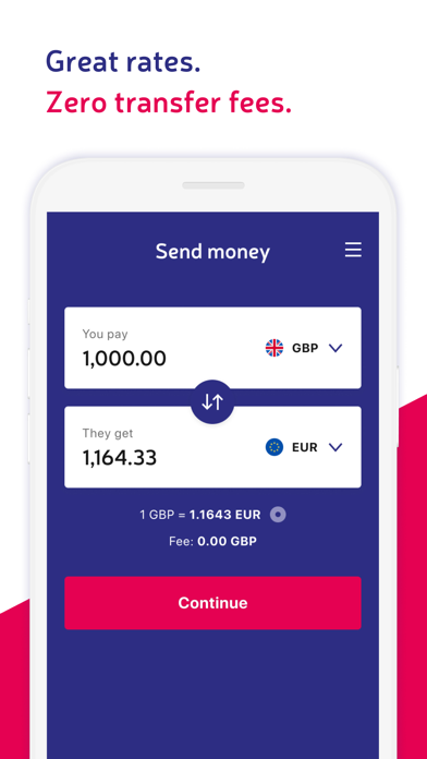 TorFX Money Transfer Screenshot