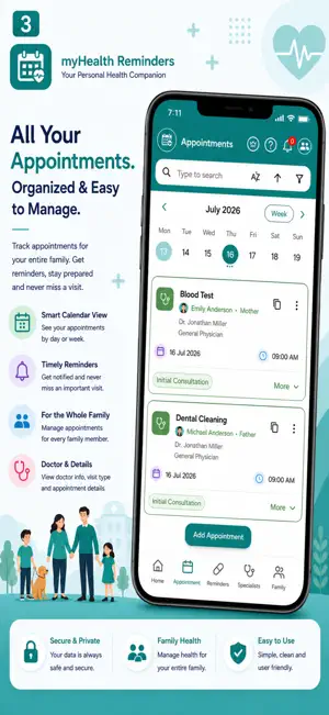 myHealth Reminders screenshot 3
