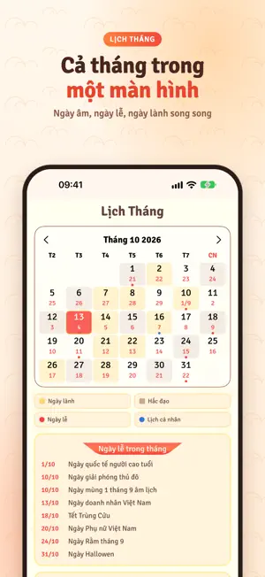 Lịch Vạn Niên 2026 Lịch Âm screenshot 2