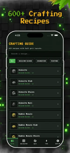 Crafting Guide for Minecraft screenshot 1