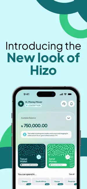Hizo: Money Transfer Africa screenshot 1