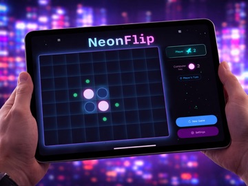 NeonFlip: Board Game iPad screenshot