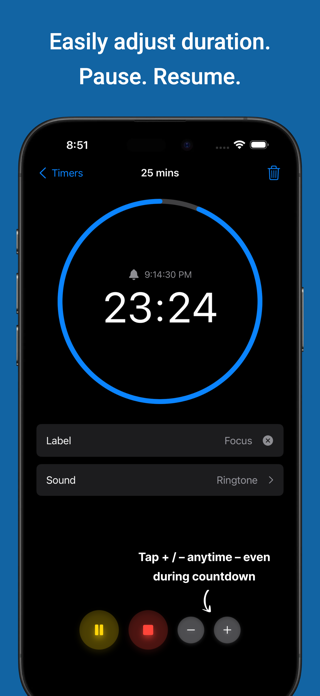 Countdown Timer: TimeSetter Screenshot 1 of 8