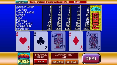 Video Poker Go Screenshot