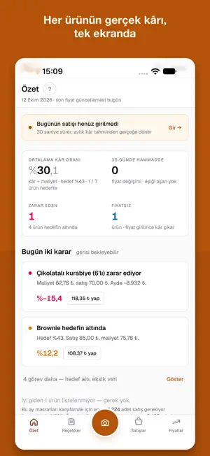 Marj: Maliyet ve Kâr Hesabı screenshot 1