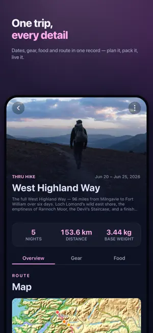 OutPack: Backpacking Planner screenshot 4