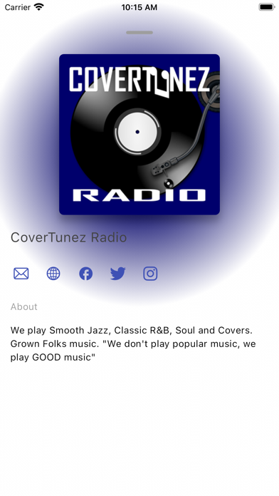 CoverTunez Radio Screenshot