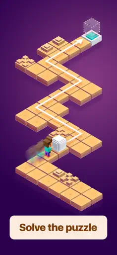 Blocky Heroes - Puzzle Quest - Screenshot 1
