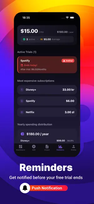 Subscription & Bills Tracker screenshot 3